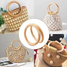 Wooden Handle Bag